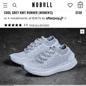 NOBULL Cool Grey Knit Runners